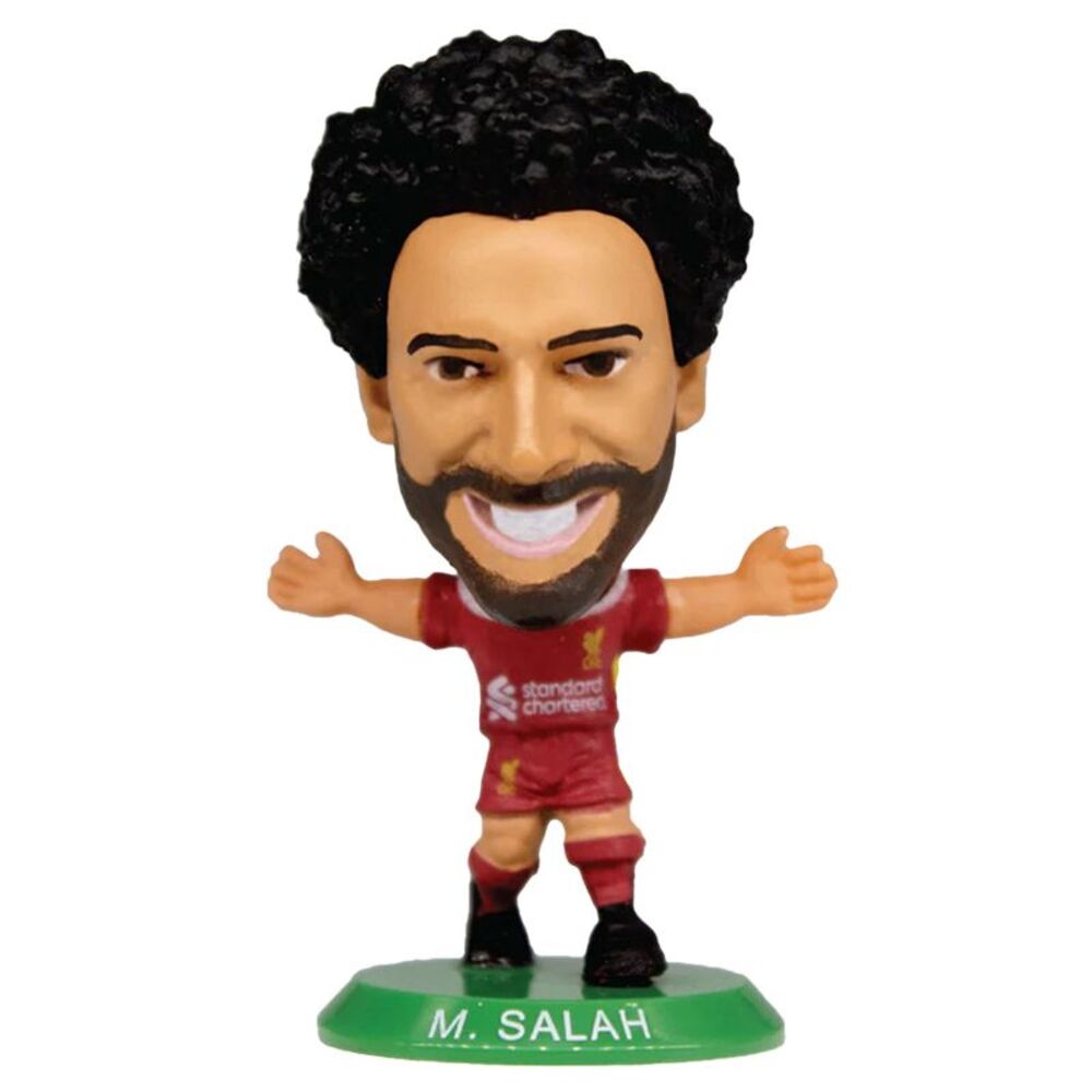 Liverpool FC Mohamed Salah 2025 SoccerStarz Football Figurine / Red/White/Gold